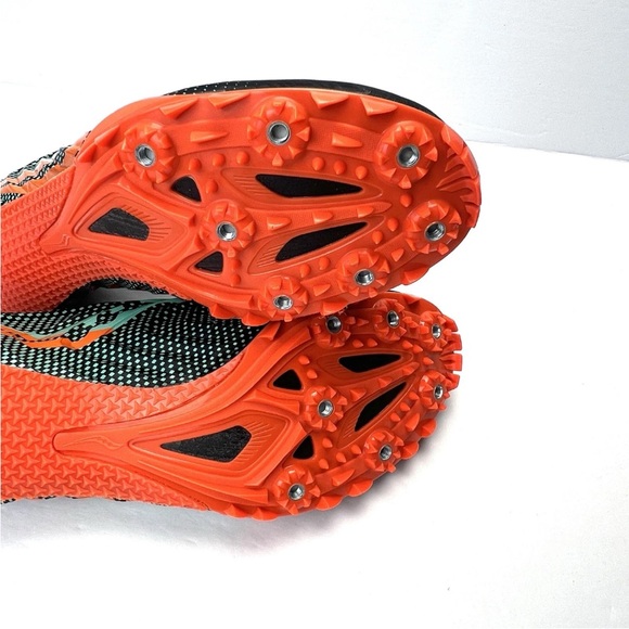 Saucony Sprint Spike Shoes Spitfire 5 racing Black Cool Mint Noir Men Size 8.5 main image 5